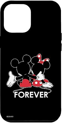 iPhone 12 Pro Max Disney Mickey and Minnie Mouse Silhouettes Forever Case