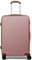 Revel Suitcase Medium Size Hard Shell | 3 Digit Combination Lock | Lightweight | 4 Dual Spinner Wheels | Medium 24 Check in Luggage | Aluminium Alloy Telescopic Handle | (Rose Gold, Medium 24'')