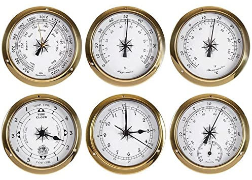 Barometer, Wetterstation Analog, For die Hauswand, das Fischereifahrzeug, das Kinderzimmer, das Büro