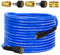 Pressure Power Washer Hose 50 FT x 1/4, Super Flexible Kink Resistant Car Washer Replacement with M22 Fittings & 3/8 Quick Connect Adapters for Ryobi Troy Bilt Flexzilla Greenworks & More, 4200PSI