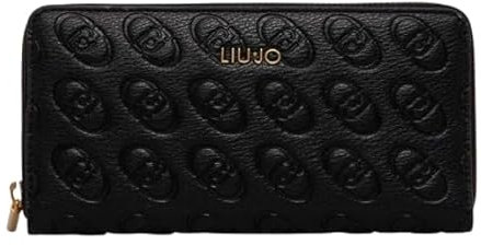 LIU JO Portafoglio donna Adonide XL zip around nero A25LJ27 AF4262 E0778 NERO