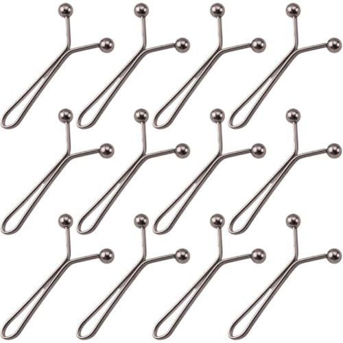 12 Pièces Foulard Perles Épingles Clips U Forme Hijab Écharpe Dame Musulmane Écharpe Châle Clips Écharpe Broche De Sécurité Broche Bijoux Accessoires