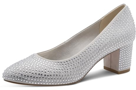 MARCO TOZZI Damen Pumps weiches Feel Me Fußbett weiches Innenfutter Glitzernd