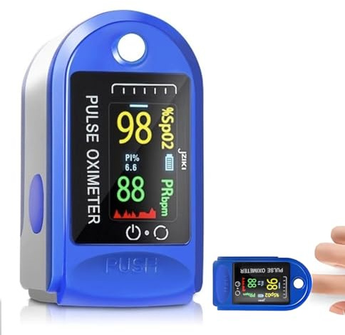 Tomedeks Pulsoximeter Solo Finger-Pulsoximeter zur Messung von Puls und Sauerstoffsättigung am Finger，Stil A