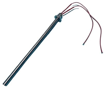 eufeifeiegds Cartouche chauffante 220 V, filetage M18, élément chauffant tubulaire électrique en acier inoxydable, chauffage à air for barbecue/four/poêle(600W L400mm)