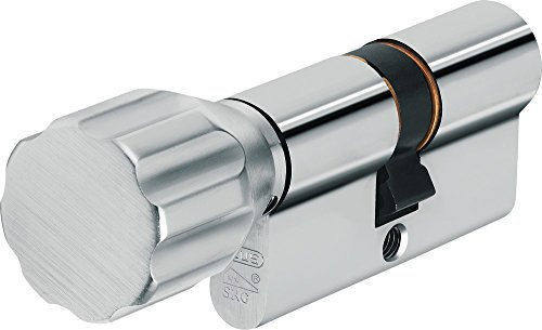 Abus KXP20SN Z60/K40 vs Cylindre de porte à bouton, Argent, Set de 5 Pièces
