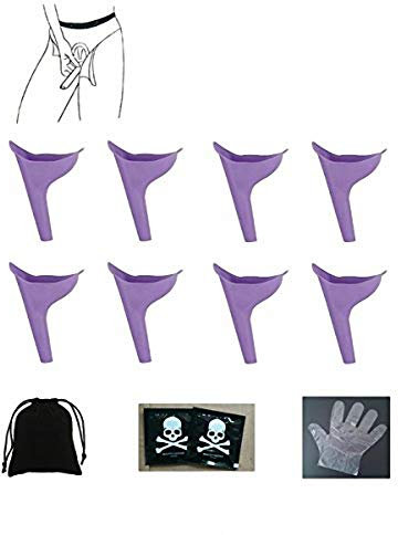 Camping Portable Toilet Urine Bottle Bag Travel Potty Urine Funnel for Unisex Men Women Children Kids Car Traffic Jam