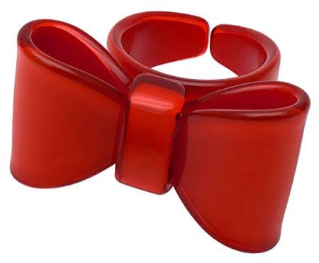 Soul-Cats 1 Ring Schleife Schleifenring Retro Rockabilly Gothik Damenring