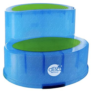 Marchepied dBb Remond base antidérapente. Bleu pailletté translucide