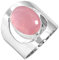 Jeweloporium 925 Sterling Silber Ringe für Frauen Rosa Rosenquarz Edelstein Mode Silber Ringe Größe 55(17.5) Weihnachten - Geschenk Boho Schmuck