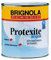 Pintura mate de fondo para madera Brignola Protexite al agua blanca 750 ml
