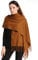 Arctic Penguin Pashmina Schal Kaschmir Stolen Damen Schultertuch für Frauen Hochzeit Kaschmirschal Herren Umschlagtuch Winter/ (Kaffee)