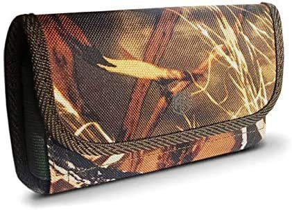 AH Militärqualität Camo Nylon Handy Gürtelhalter für Herren Horizontale Tasche Trageclip für [iPhone 6 6S 7 8 X XR XS 11 12] iPhone 11 Moto Droid X Holster S8 S9 S7 S20 passt Otterbox oder dicke Hülle