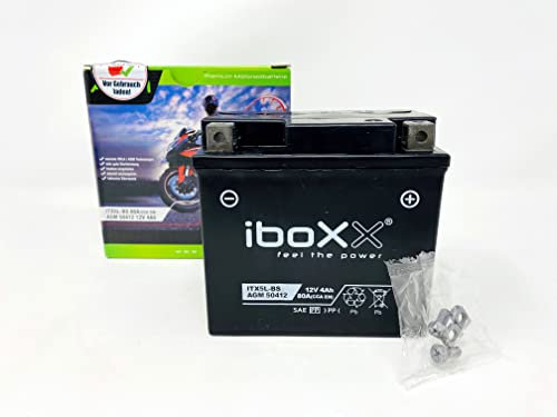Motorrad Batterie YTX5L-BS kompatibel mit Beta RR 125 LC Enduro 2011-2012