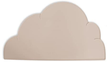 ohlivia | Bente Tischset/Tischunterlage - Wolke - Einfarbig | Cosmic Latte