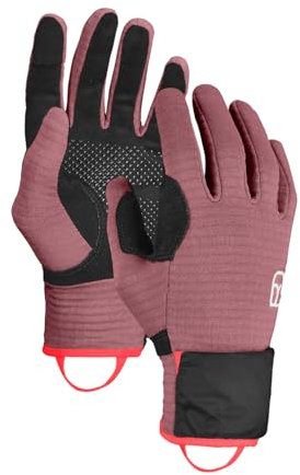 ORTOVOX Fleece Grid Cover Glove W - Leichter, Warmer Fleece-Handschuh mit winddichtem Überzug für Skitouren - VIOLETT - Damen - L