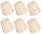 Alvinlite Kronleuchter Lampenschirme, Kleiner Aprikose Lampenschirm E14 für Tischlampe und Stehlampe, Mini Kronleuchter Lampenschirme 6er Set, Glocke Lampenschirm UNO Typ, 4,5 x 6,0 x 5,5