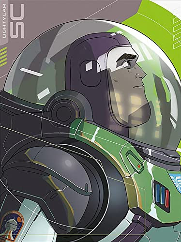 1art1 Buzz Lightyear Poster Lightyear Sc, Disney Bilder Leinwand-Bild Auf Keilrahmen | XXL-Wandbild Poster Kunstdruck Als Leinwandbild 40x30 cm