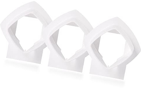 KOCAN Wall Mount Bracket Stand Holder for Linksys Velop Tri-band Whole Home WiFi Mesh System, White 3 Pack