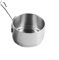 Zoegneer Mini cacerola de acero inoxidable 304 de 100 ml, resistente a altas temperaturas, olla de leche no pequeña (plata (60 ml)