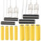 revolt Batterie-Dummys AA: 4er-Set Universal-USB-Batterie-Adapter, ersetzen je 6 AA/AAA-Batterien (AA Battery to USB, to, Lichtervorhang)