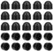 30 PCS Hex Nut Cover M6 Nut and Bolt Protective Caps Cover Black Plastic Bolt Dome Caps Covers for Bolts, Hex Hexagon Nuts Screws, M6 × 10mm