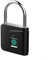 Fingerabdruck-Schloss, wiederaufladbar über USB, Fingerabdruckschloss, Schlüssel-Backup, wasserdichtes Schloss für den Innen- und Außenbereich (schwarz)