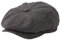 TOP-EX L/XL/XXL Merinowolle Schiebermuetze Herren 8 Panel Peaky Fischgräten Tweed Retro Schiebermütze Schlägermütze Gatsby Cap Warme Wintermütze Vintage Golf Fahrermütze Grau Fischgrätenmuster L
