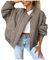 Générique Manteau Femme Hiver Noir Trench Manteau Teddy Bear Femme Veste Polaire Femme Rose Trench Femme à Capuche Veste Reversible Femme Manteau Femme Laine Doudoune Femme Extra Longue XXXL
