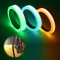 3 Rollen Fluoreszierendes Klebeband, 5M *1CM Selbstklebend Fluoreszierendes Klebeban, Leuchtendes Band Selbstklebend für Straße, Fahrräder, Helme, Motorrad(Blau, Grün, Orange)