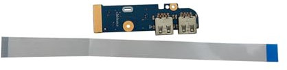 OAJABBGE Placa hembra USB FPW50 H327P para 15S DU 15S 15S 15-DW TPN C139 Ordenador Portátil USB Placa con Cable