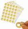 AIBAOBAO 150 Stück Rubbelaufkleber Rund 25mm Rubbellose Selber Machen Rubbelsticker Gold Klein Scratch Off Sticker DIY Rubbel Etiketten für Lottoscheine Überraschung Geburtstag Hochzeit Weihnachten