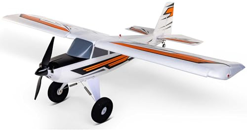 E-flite Night Timber X Evolutions 1,2 m Bind N Fly Basic, fjärrstyrt flygplan med nattflygning, LED-belysning, AS3X+ och Safe Select