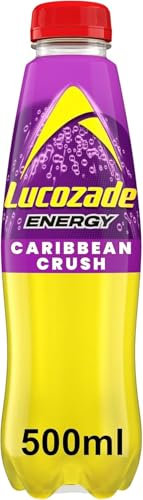 Lucozade Caribbean Crush Energy Drink, 500ml Bottles, Pack of 12
