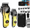 LQT Haarschneidemaschine Profi, Haarschneider Barttrimmer herren Elektrischer für Männer, Langhaarschneider Herren Barber Set, Barttrimmer Kit mit LED-Anzeige für wiederaufladbare USB