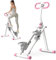 Vertical Climber Stepper Maschine für Home Gym, Stair Stepper Trainingsgeräte, Faltbare Cardio Fitness Geräte mit verstellbaren Lenkern & LCD Display, Ganzkörper Workout für Frauen & Männer White