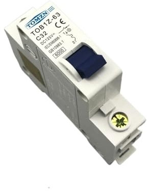 JBGBAL Disjoncteur 1P 32A DC 125V MCB Courbe C