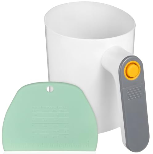 Amosfun 1 Set Elektrisches Mehlsieb, Feinmaschiges Sieb, Batterie Betrieben, Mit Teigschaber, Für Backen, Küche Gadget, Multi