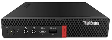 Lenovo ThinkCentre M720q Mini-PC, Intel® Core™ i5-9.Gen, 16 GB RAM, 256 GB SSD Business Office Multimedia Computer mit 24 Monaten Garantie! USB 3.0 Windows 11 Prof. 64-Bit inkl USB Stick