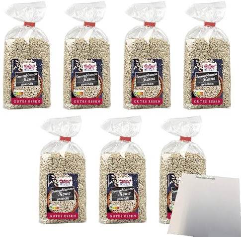 usy Bundle für Hofgut Sonnenblumenkerne VPE (7x250g Beutel) + usy Block