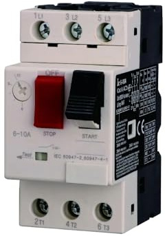 gloca Salvamotore Regolabile MODULI DIN GV2 Protezione Del Motore (10-16 Ampere)