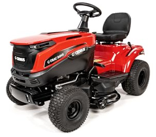 Cedrus C‑TRAC‑86MS Traktor Rasenmäher 86 cm Schnittbreite, 352 cm³ Loncin Benzinmotor, 10 PS, 5 Vorwärts + 1 Rückwärts, seitlicher Auswurf, manuelle Höhenverstellung, robust für große Flächen