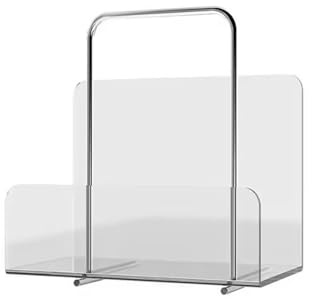 Ptasccne zeitungsständer Tischmagazinhalter aus transparentem Acryl for Büro, Schlafzimmer oder Wohnzimmer bücherregal