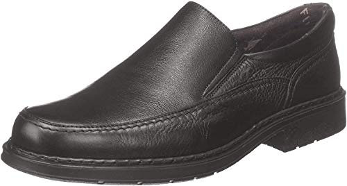 Fluchos Clipper Mocasines, Hombre, Negro (Negro 000), 41 EU (7.5 UK)
