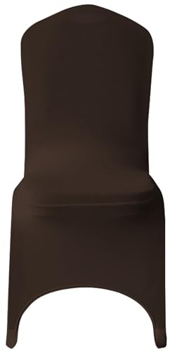 WedDecor Chocolate Banquet Protective Chair Cover Stretchable Cover for Weddings Decoration, Conferences, Events, Birthday & Christmas Parties, Hotel, Restaurant, Single