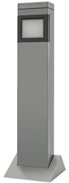 NCC-Licht Ritos LED's Garden (LED Wegeleuchte 4W 56cm silber Kaltweiß Tageslicht 6000K)