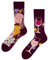 Dedoles Calzini Unisex Donna Uomo & Bambini Calze Cotone con tanti Design divertenti sinistra destra diversi, colore: Multicolore, disegno: Vino rosso, taglia: 43-46
