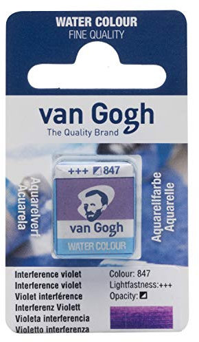 Van Gogh Aquarellfarbe, halbes Näpfchen, Interferenz Violett 847
