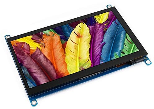 7inch HDMI LCD (H) 1024x600 Raspberry Pi Capacitive Touch Screen IPS Display LCD Monitor for Jetson Nano,BB Black,Banana Pi Support Microsoft XBOX360, Sony PS4, Nintendo Switch