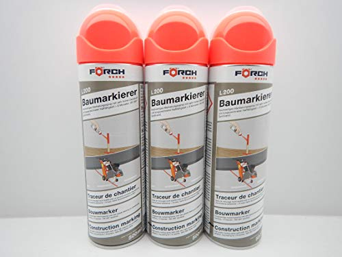MARKIERUNGSSPRAY MARKIERUNG MARKIERSPRAY Farbe ROT L200 360° VENTIL 500ML (3)
